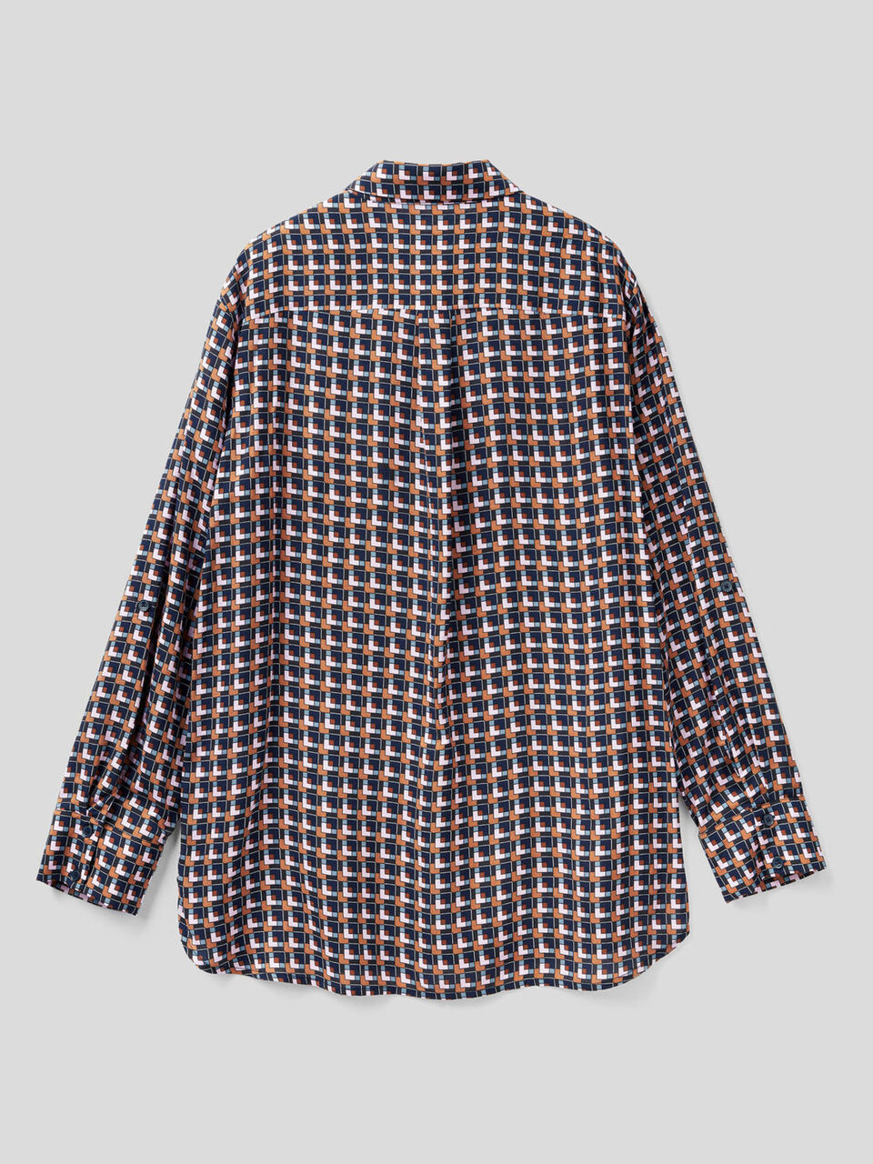 Fließende Bluse mit Musterprint image number 2