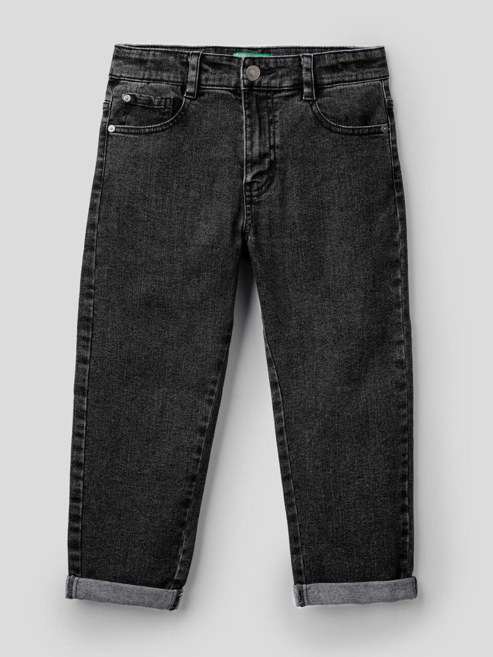Carrot fit jeans in stretch denim image number 1