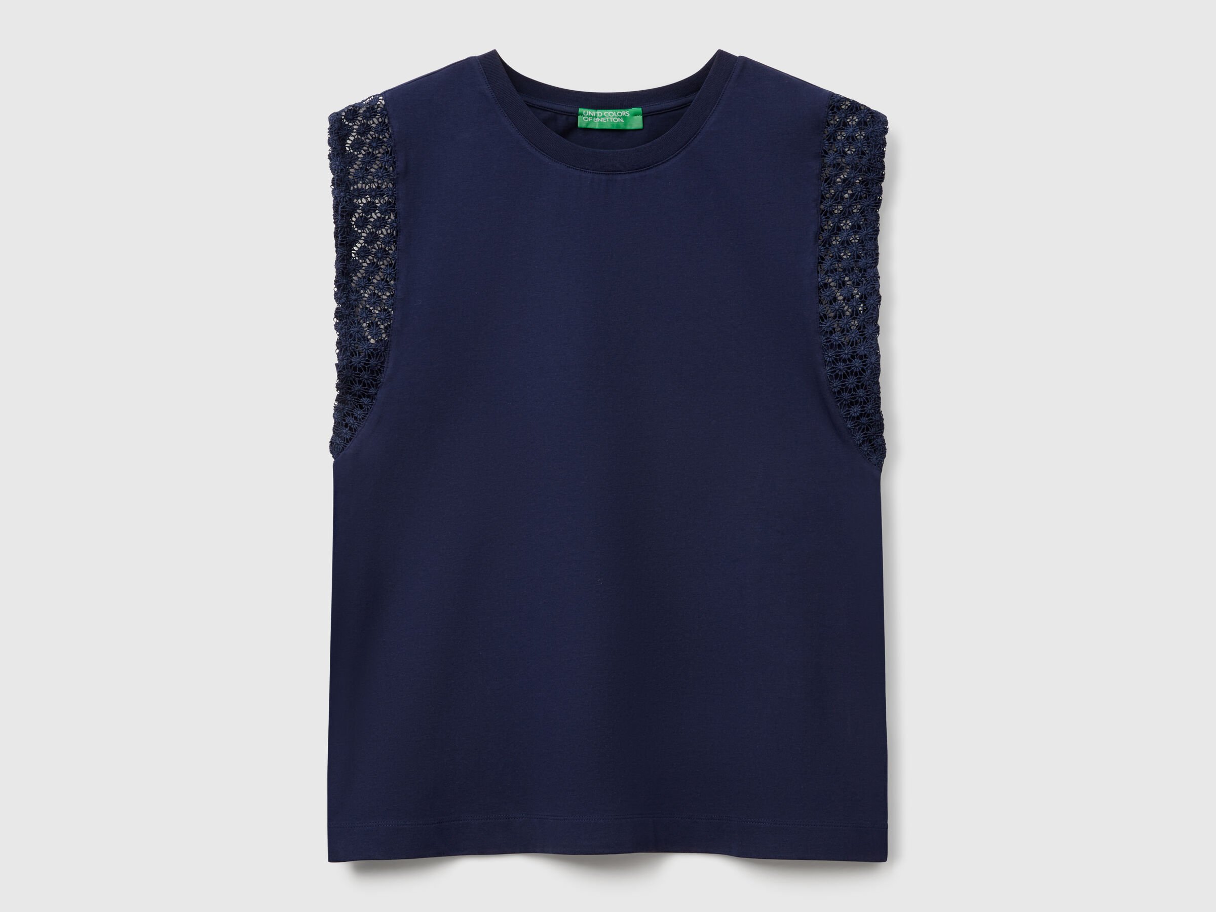SLEEVELESS SWEATER Femme image number 2