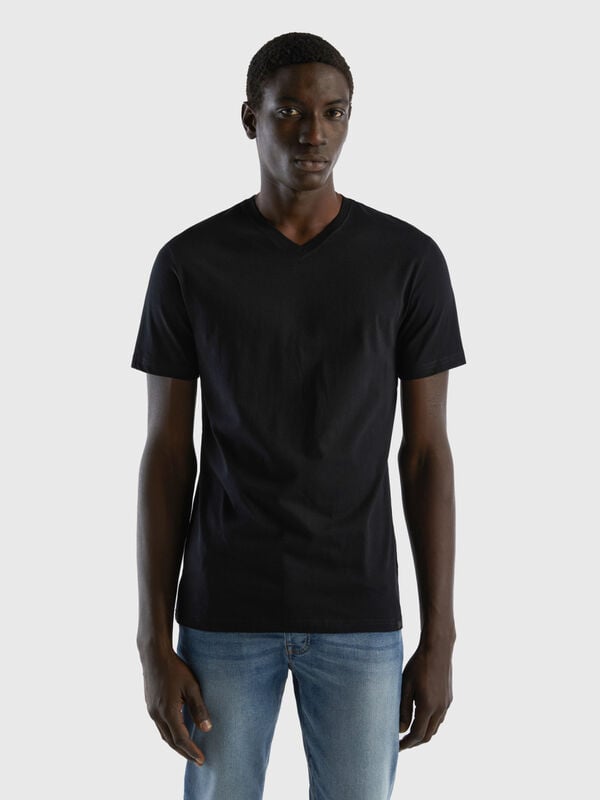 T-shirt en coton à fibre longue Homme