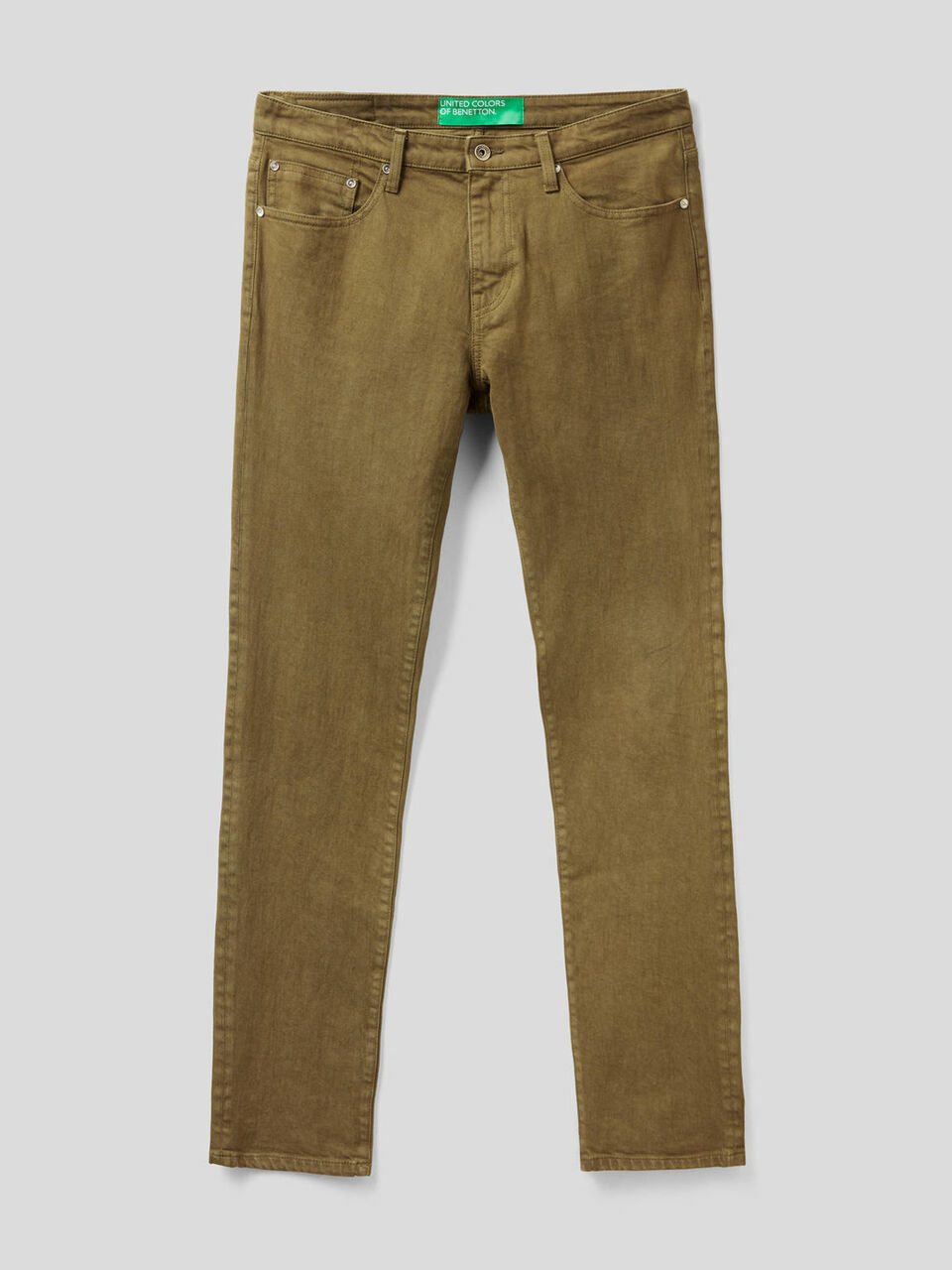 Pantalon cinq poches en coton stretch image number 1