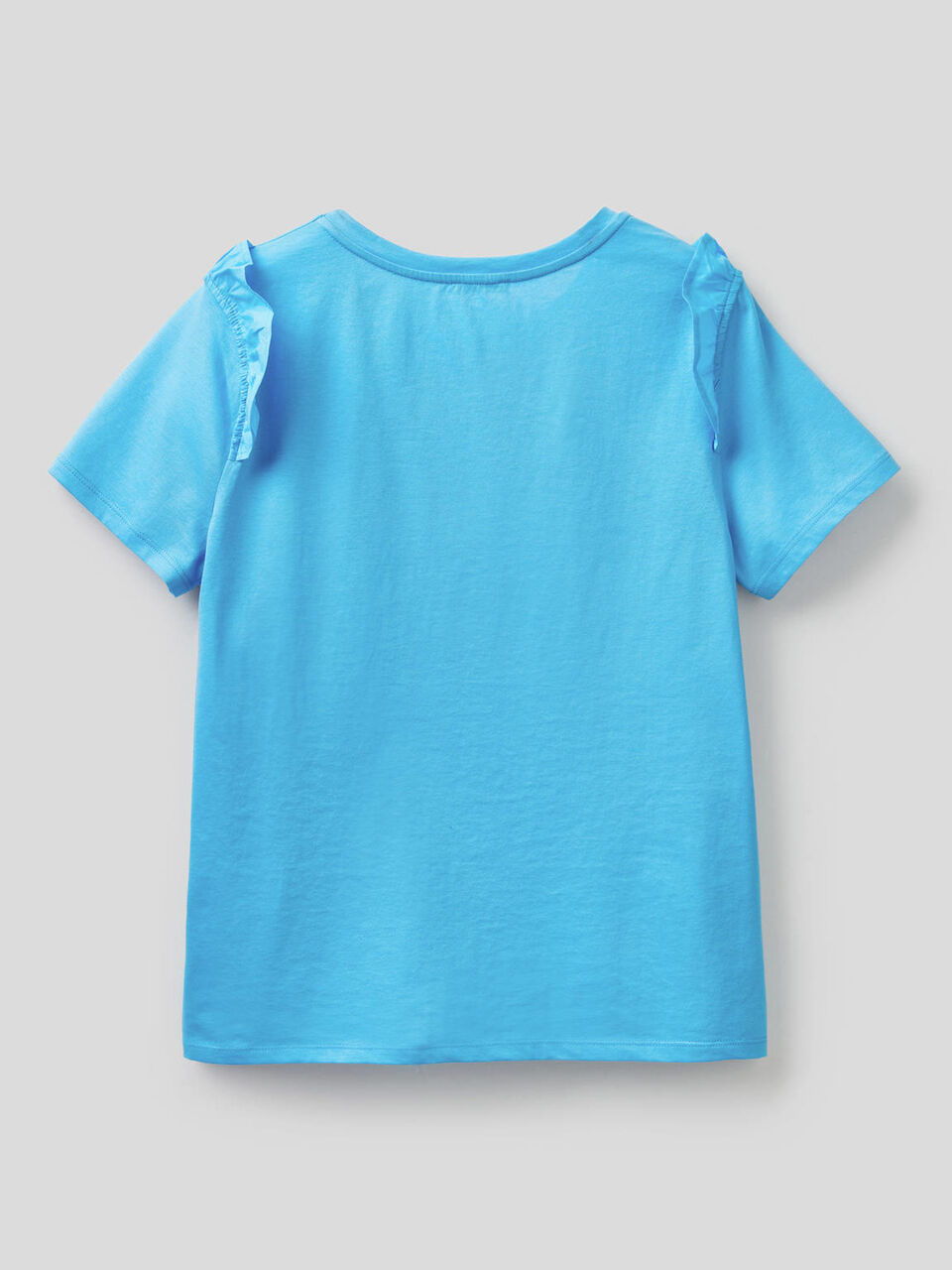 T-shirt 100% cotone con rouches image number 2