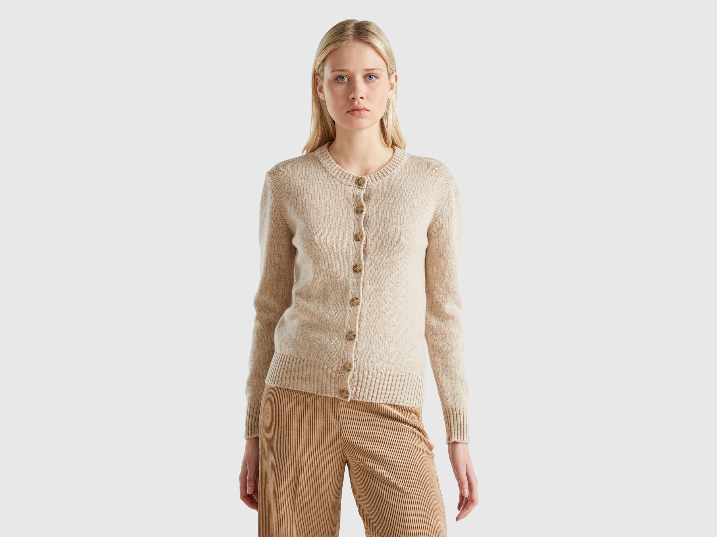 Benetton wool cardigan hotsell