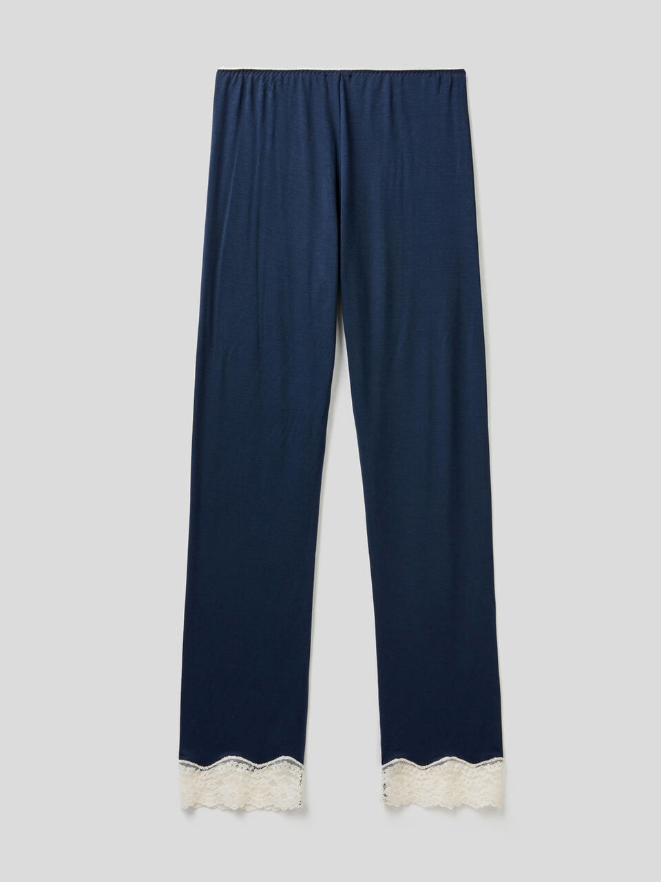 Pantalon avec détails en dentelle image number 2