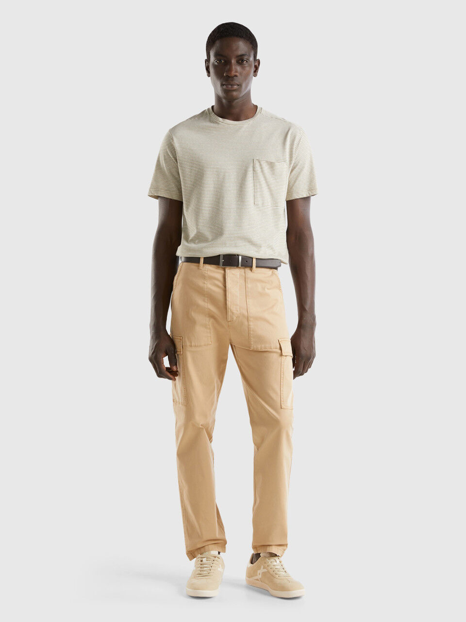 Pantalon cargo sales stretch homme