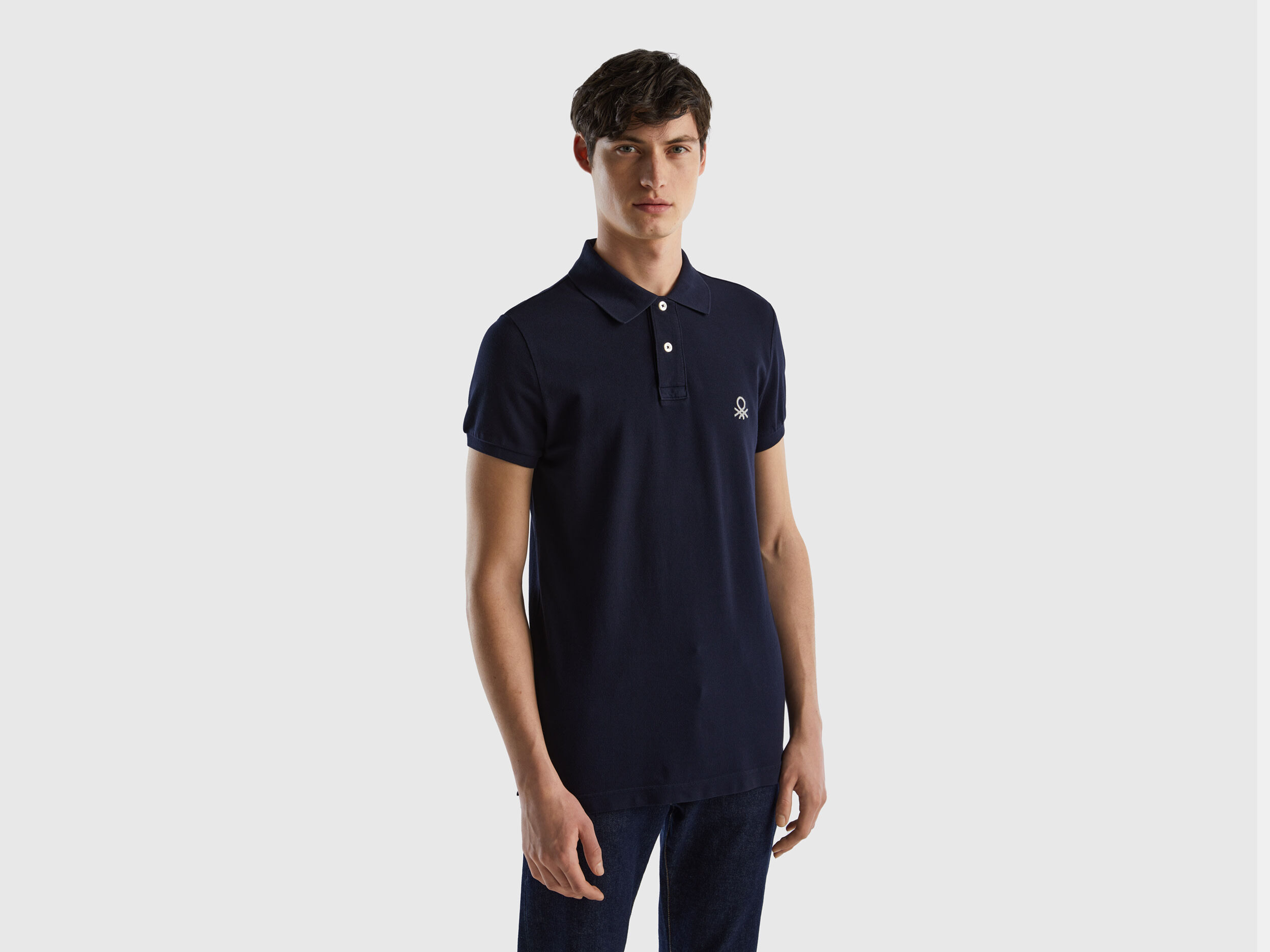 Polo benetton clearance uomo manica corta