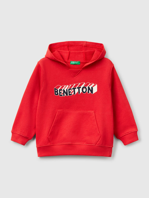 Felpa con cappuccio 100% cotone Bambino
