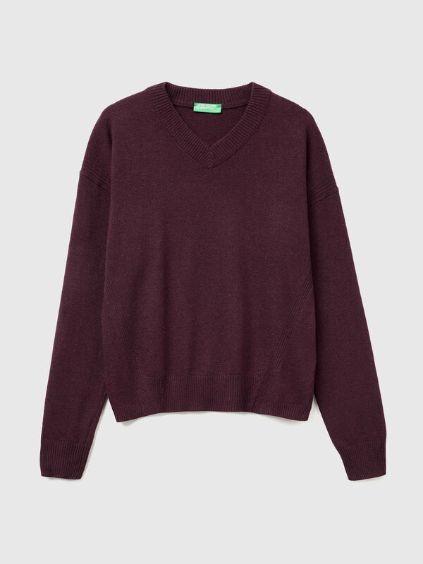 Pullover mit V-Ausschnitt Damen