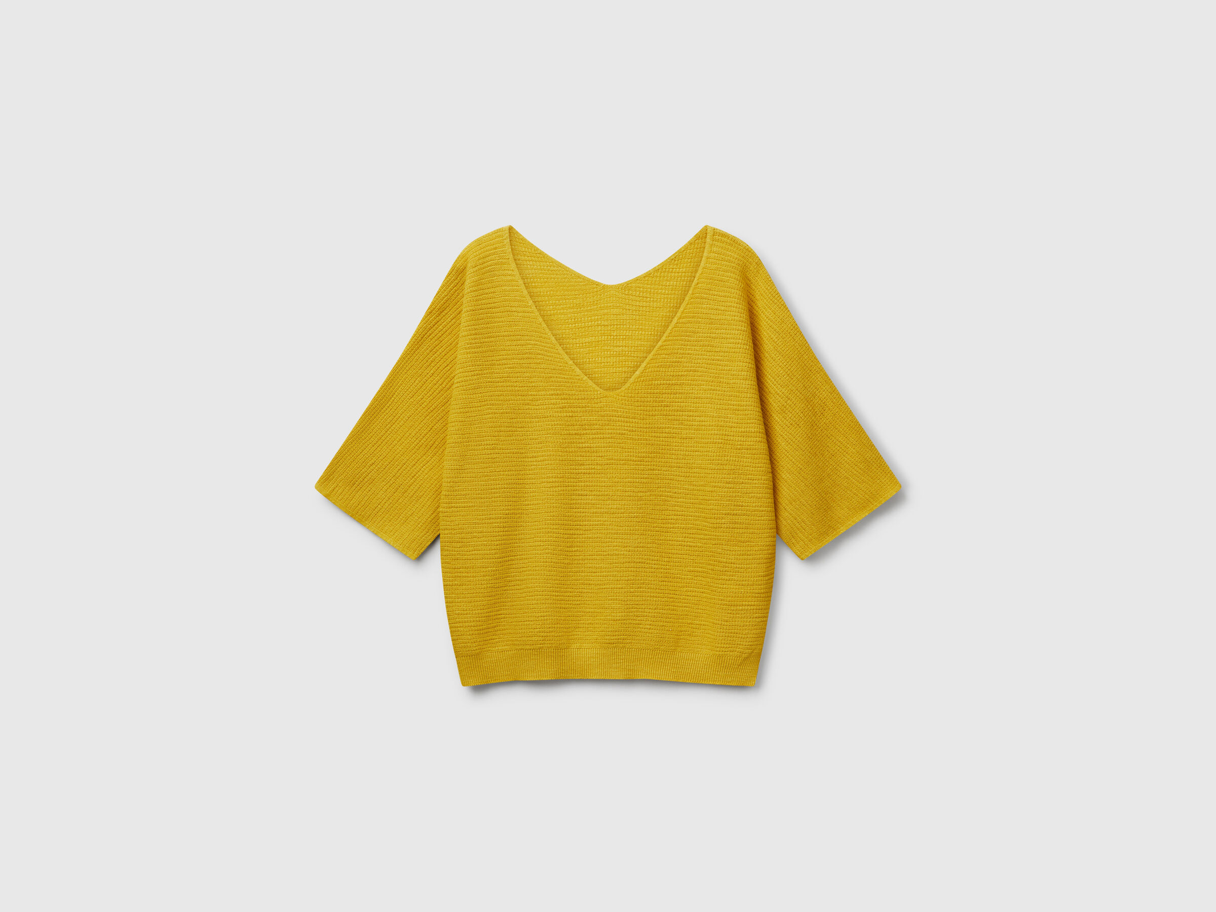 MAGLIA SCOLLO V M/M Donna image number 3