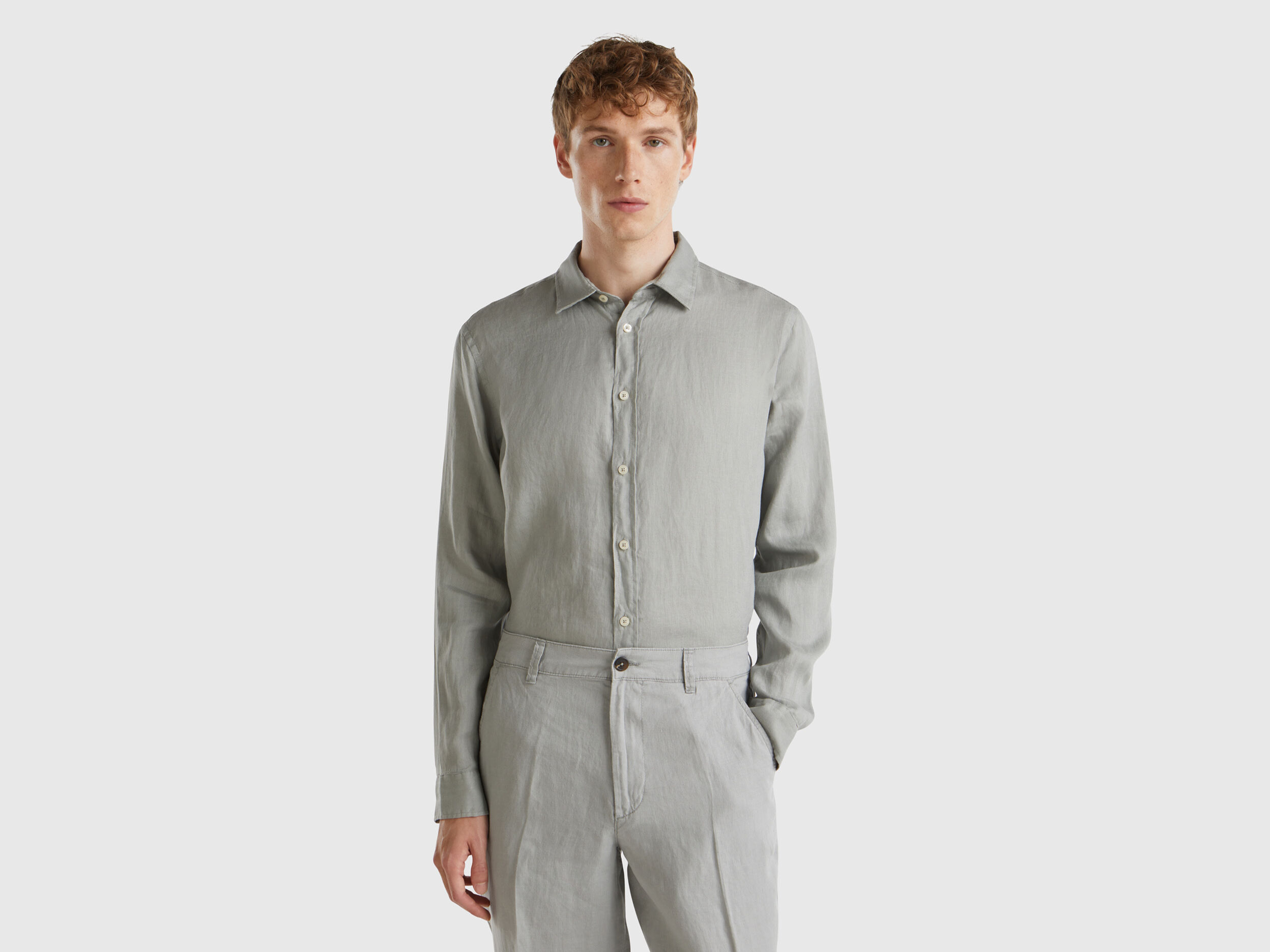 Benetton camicia lino 2025