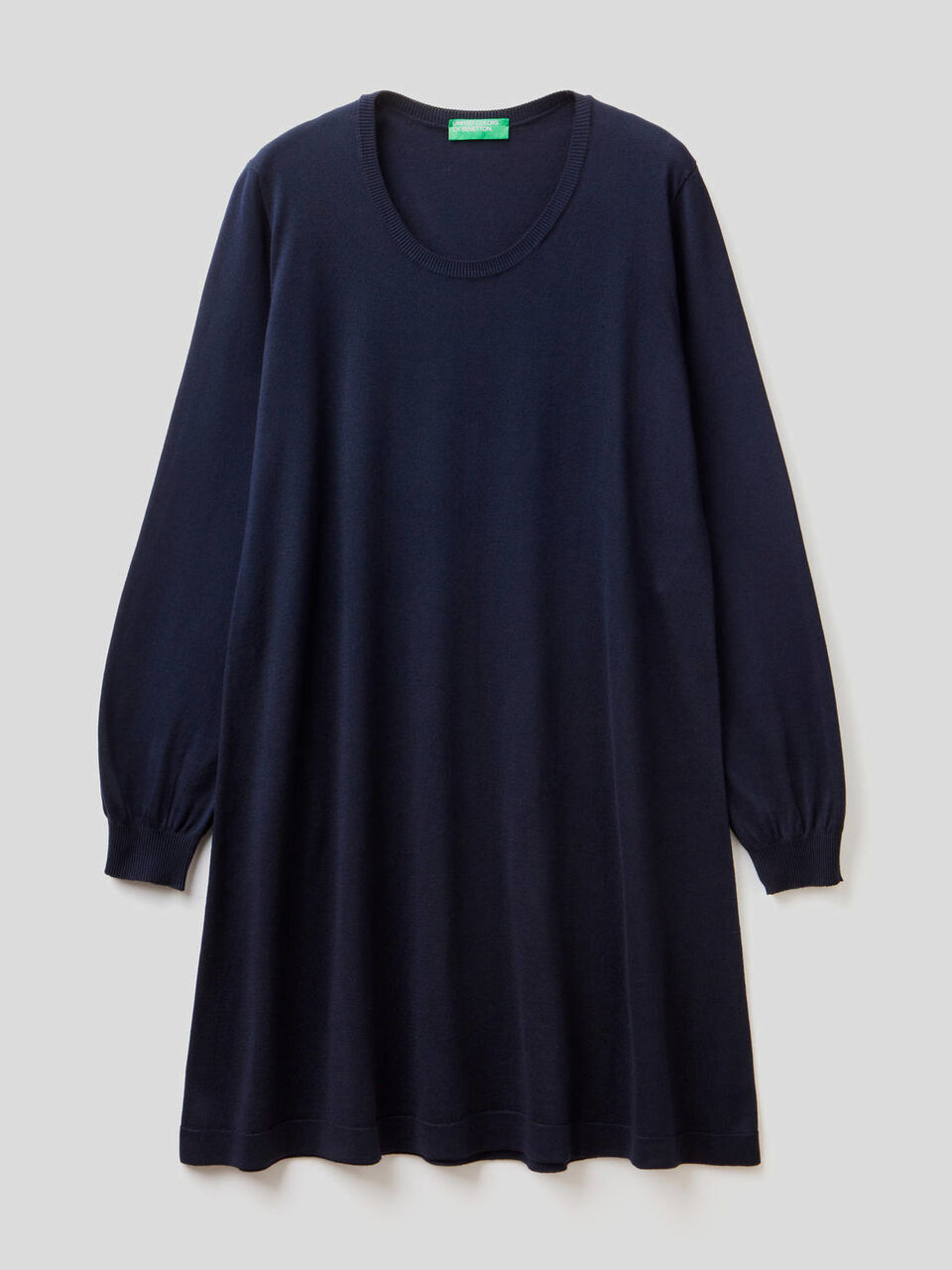 Long sleeve knit dress image number 1