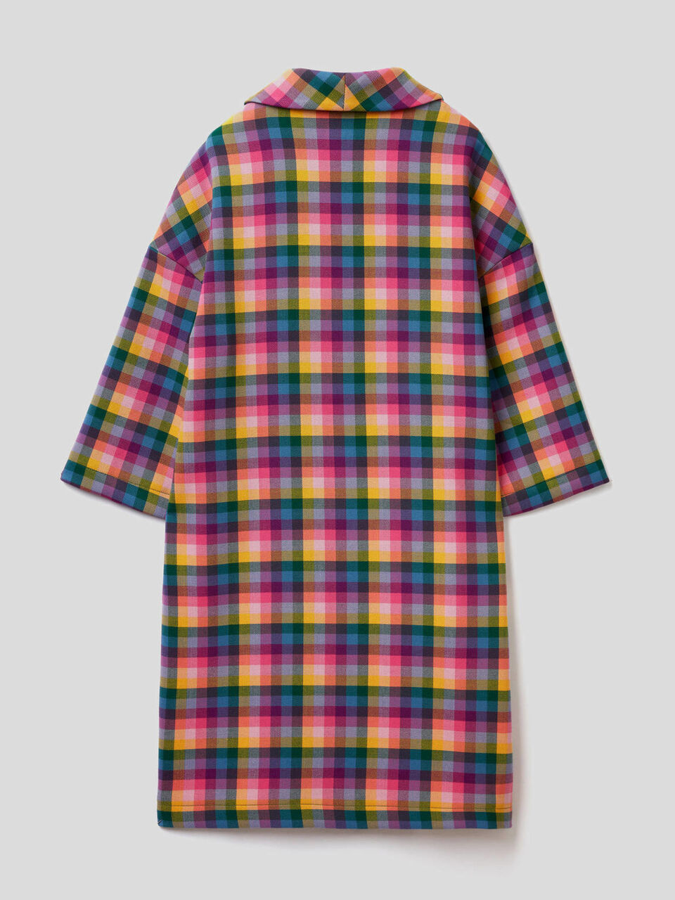 Cappotto a quadri multicolor image number 2