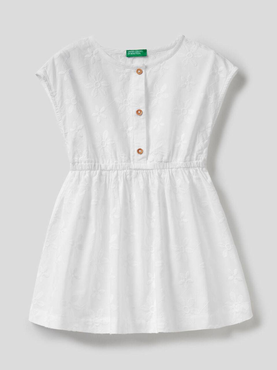 Kleid mit Blumenstickerei image number 1