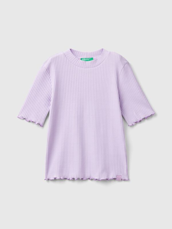 Short sleeve turtleneck t-shirt Junior Girl