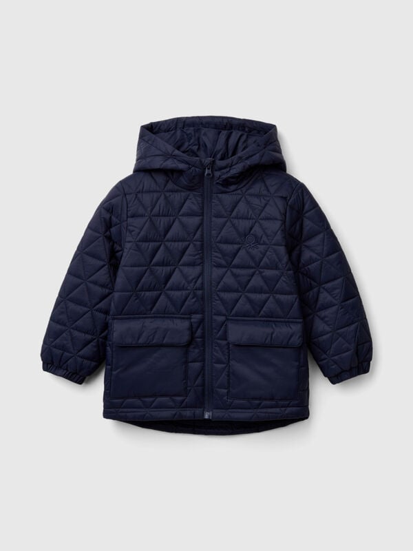 Quilted jacket with hood Junior Boy