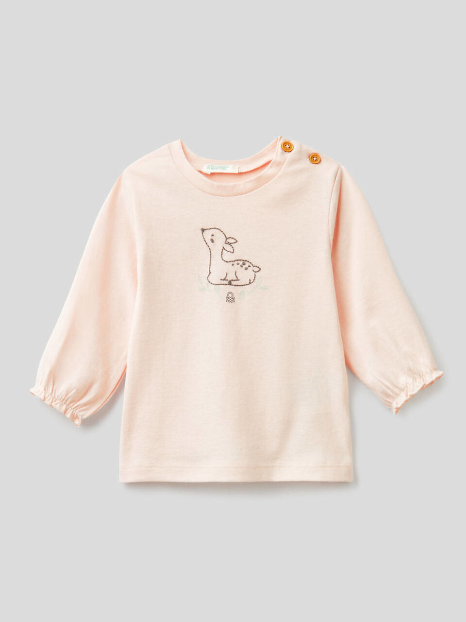 Long sleeve organic cotton t-shirt image number 1