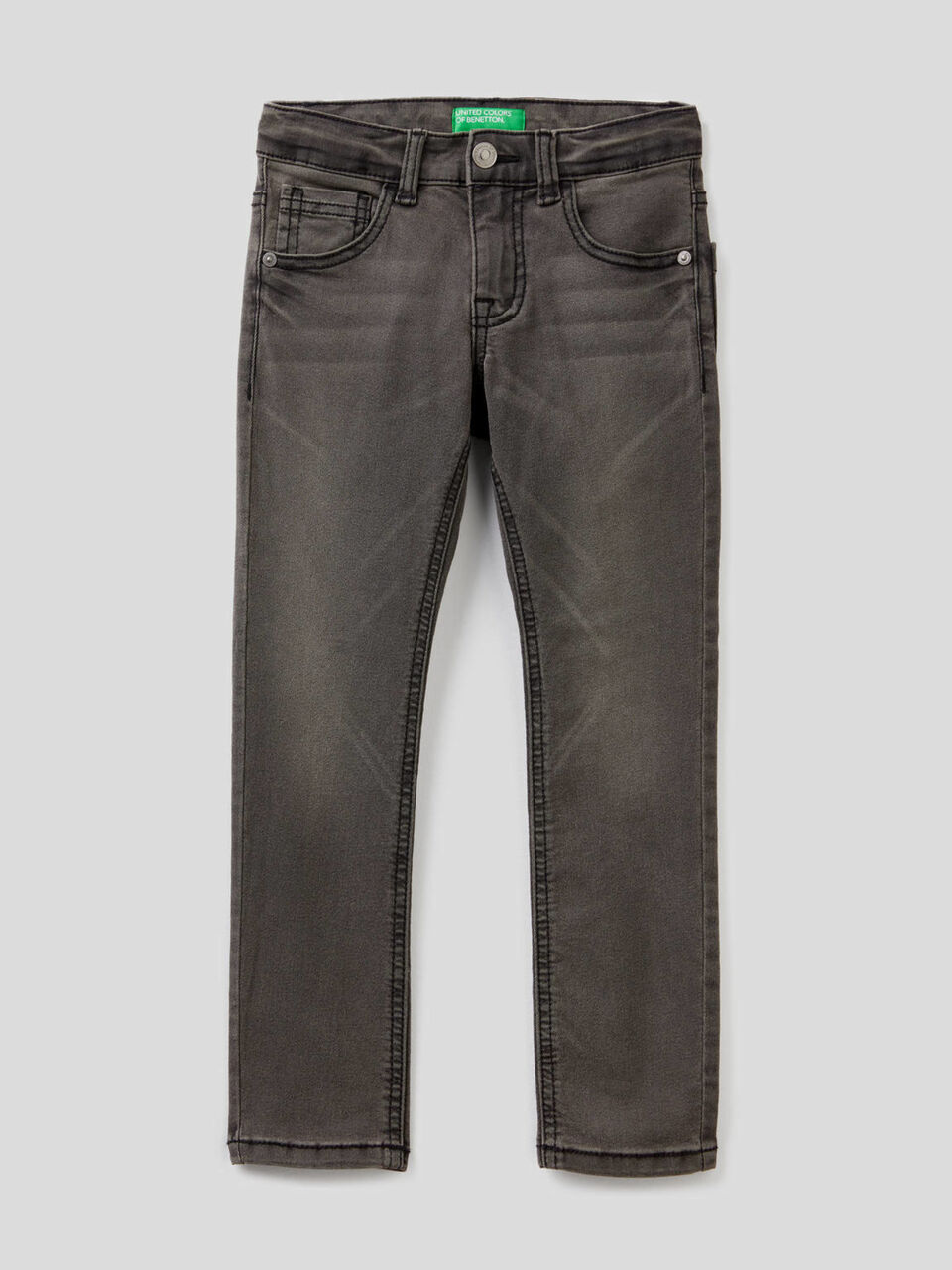 Jeans coupe skinny effet vintage image number 1