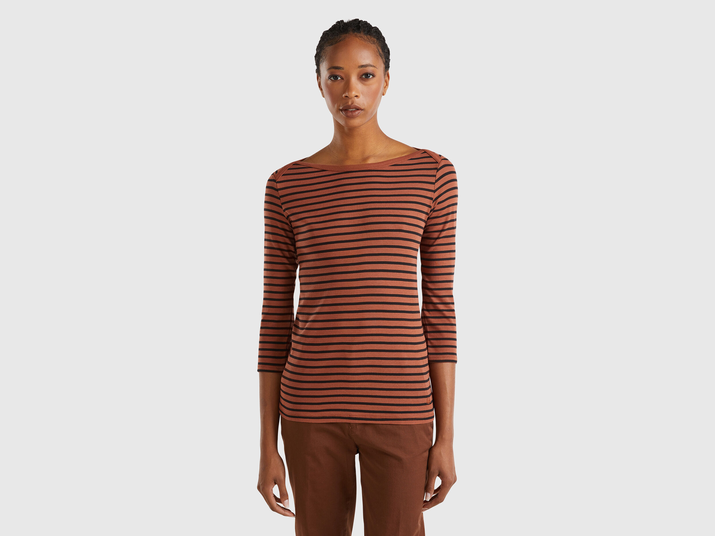 Benetton t shirt donna hot sale