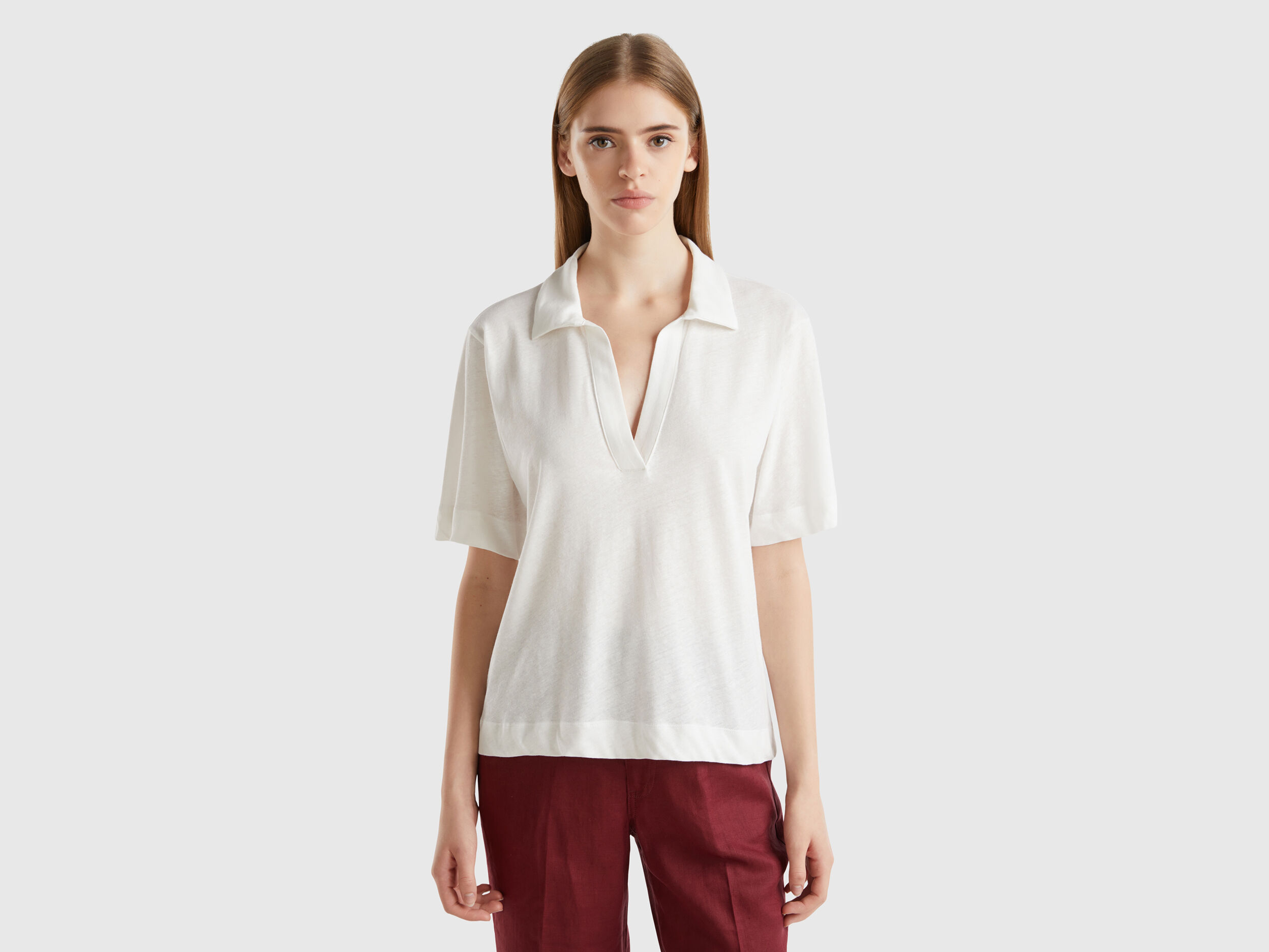 Polo benetton femme outlet