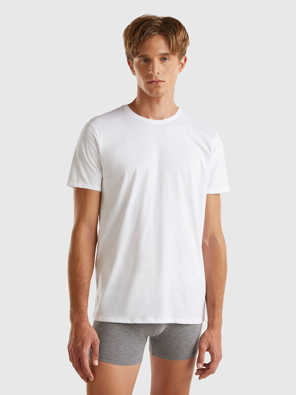 Langstapeliges T-Shirt aus Baumwolle Herren