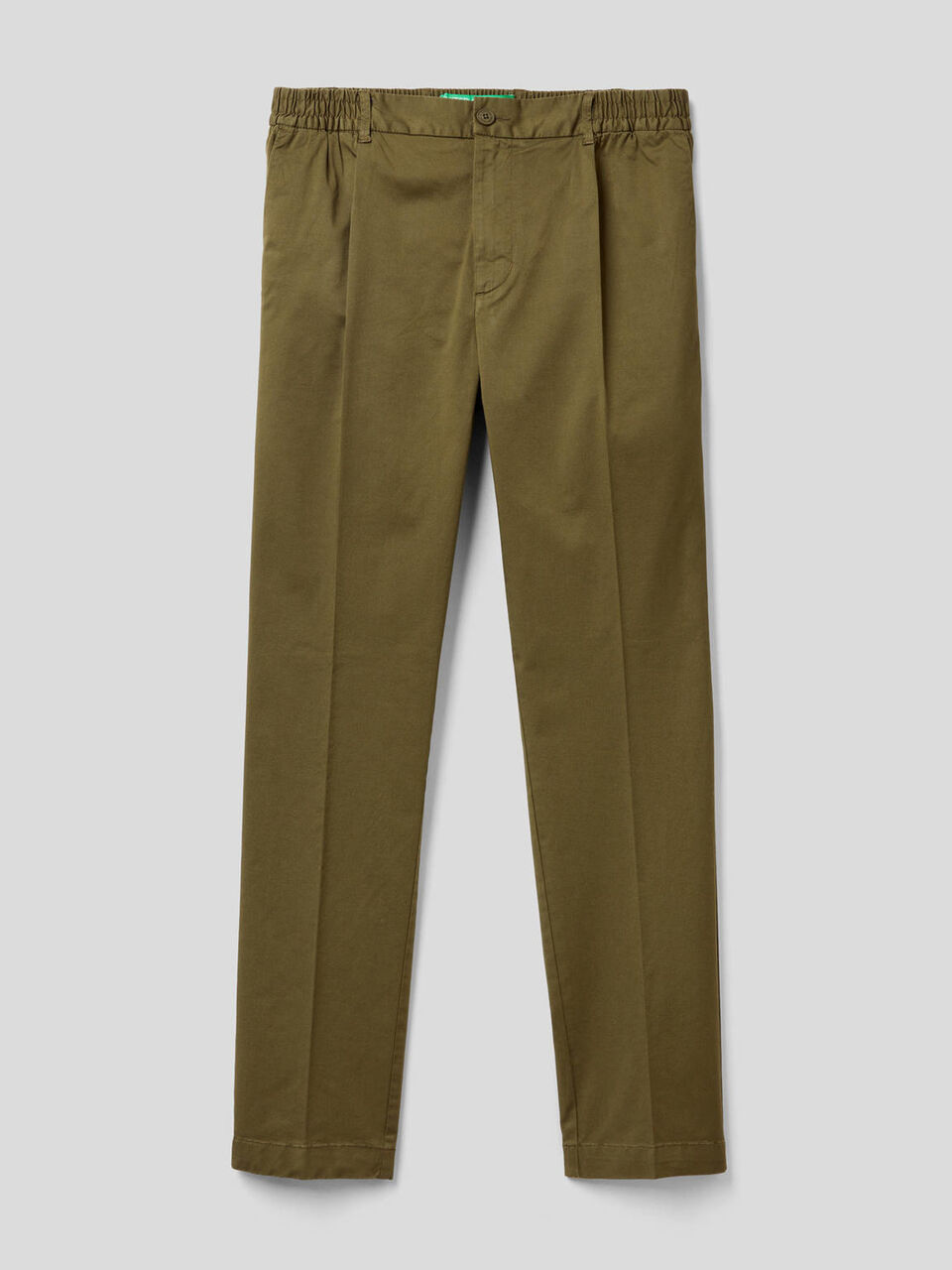 Trousers with elastic waist image number 1