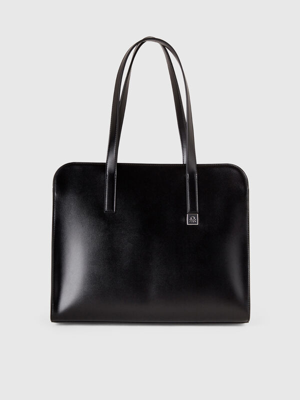 Sac bandoulière avec double poignée Femme