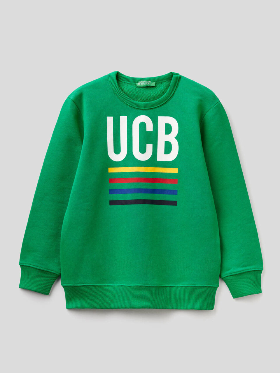 Pure cotton sweatshirt with logo image number 1