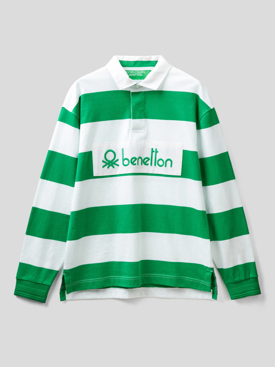 Polo de rugby en 100 % coton bio image number 1