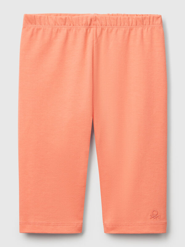 Legging 3/4 en coton stretch Filles