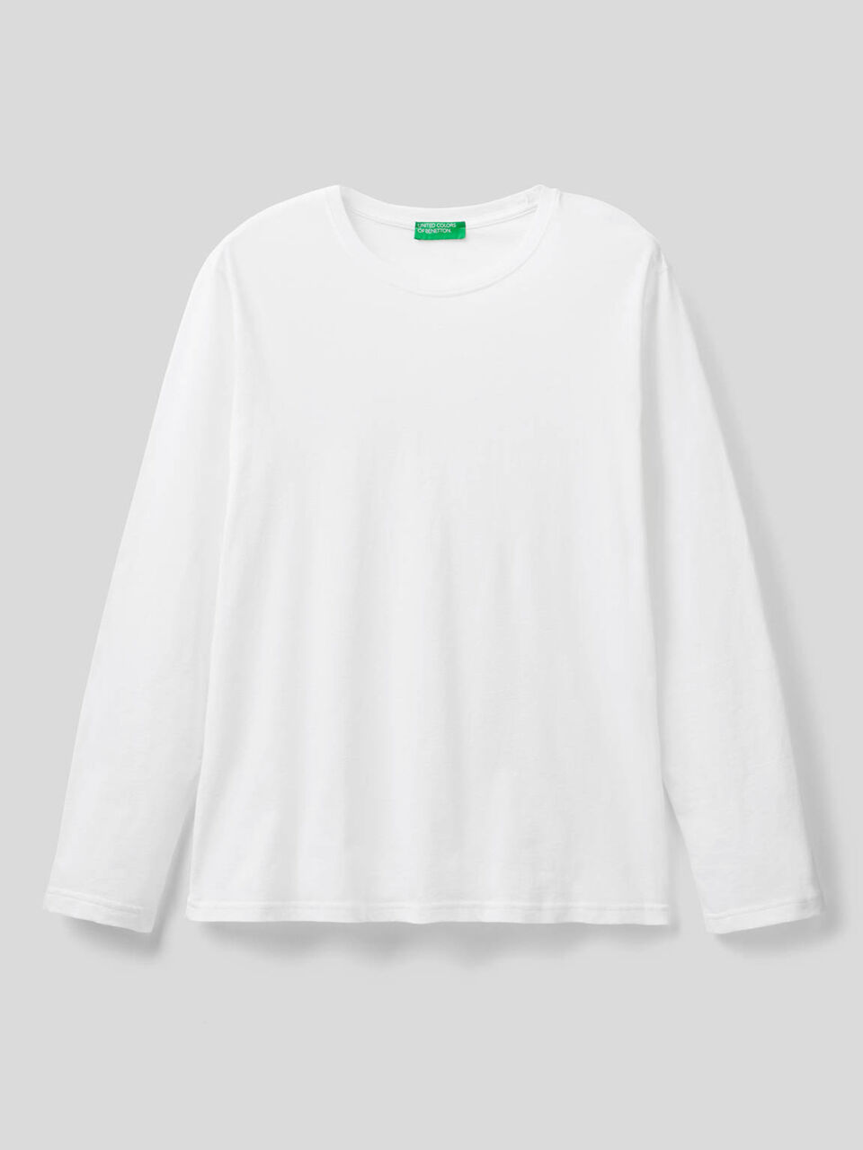 T-Shirt aus reiner Baumwolle mit langen Ärmeln image number null