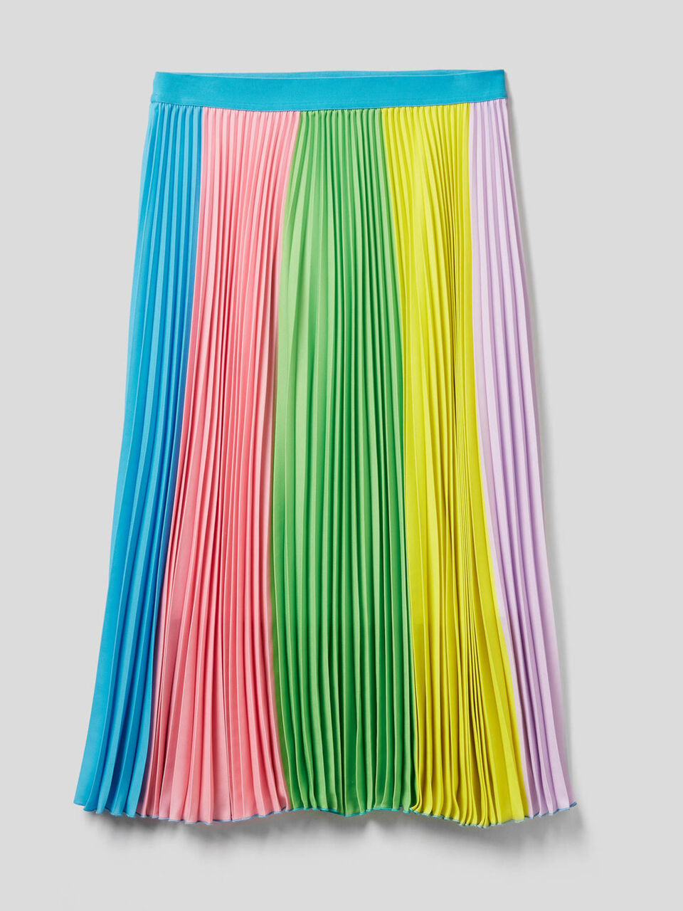 Gonna plissettata multicolor image number 1