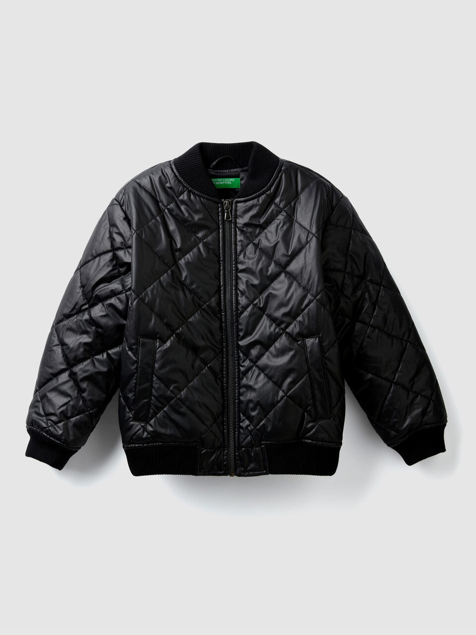 Blouson matelassé effet cuir image number 1