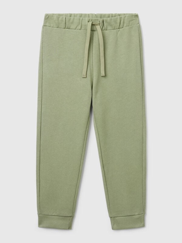 Pantaloni in cotone con logo Bambino