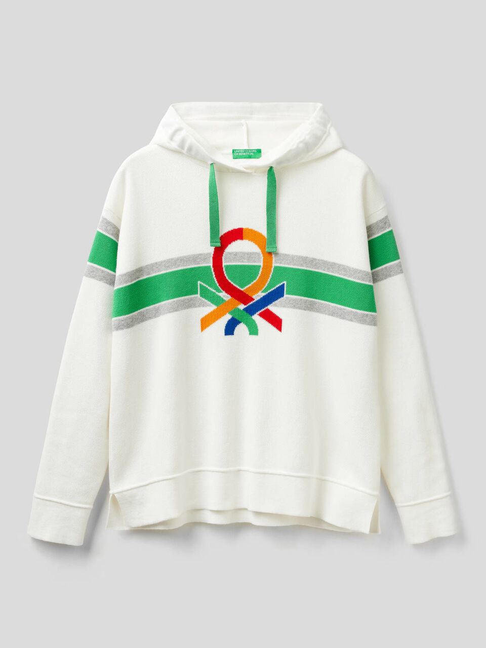 Pull en coton avec capuche image number 1