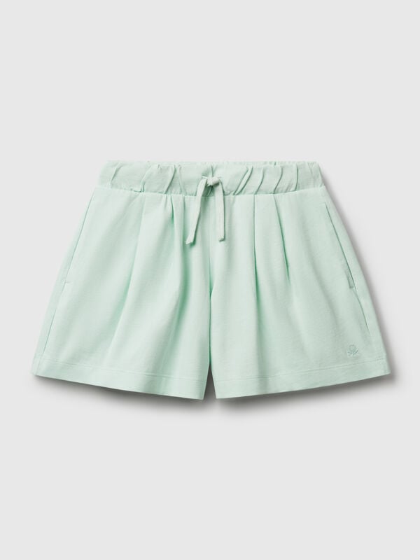 Shorts aus reiner Baumwolle Mädchen