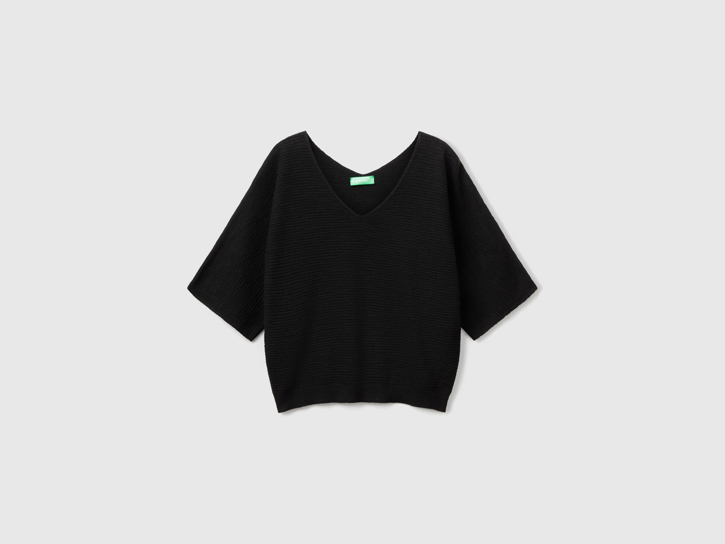 MAGLIA SCOLLO V M/M Donna image number 3