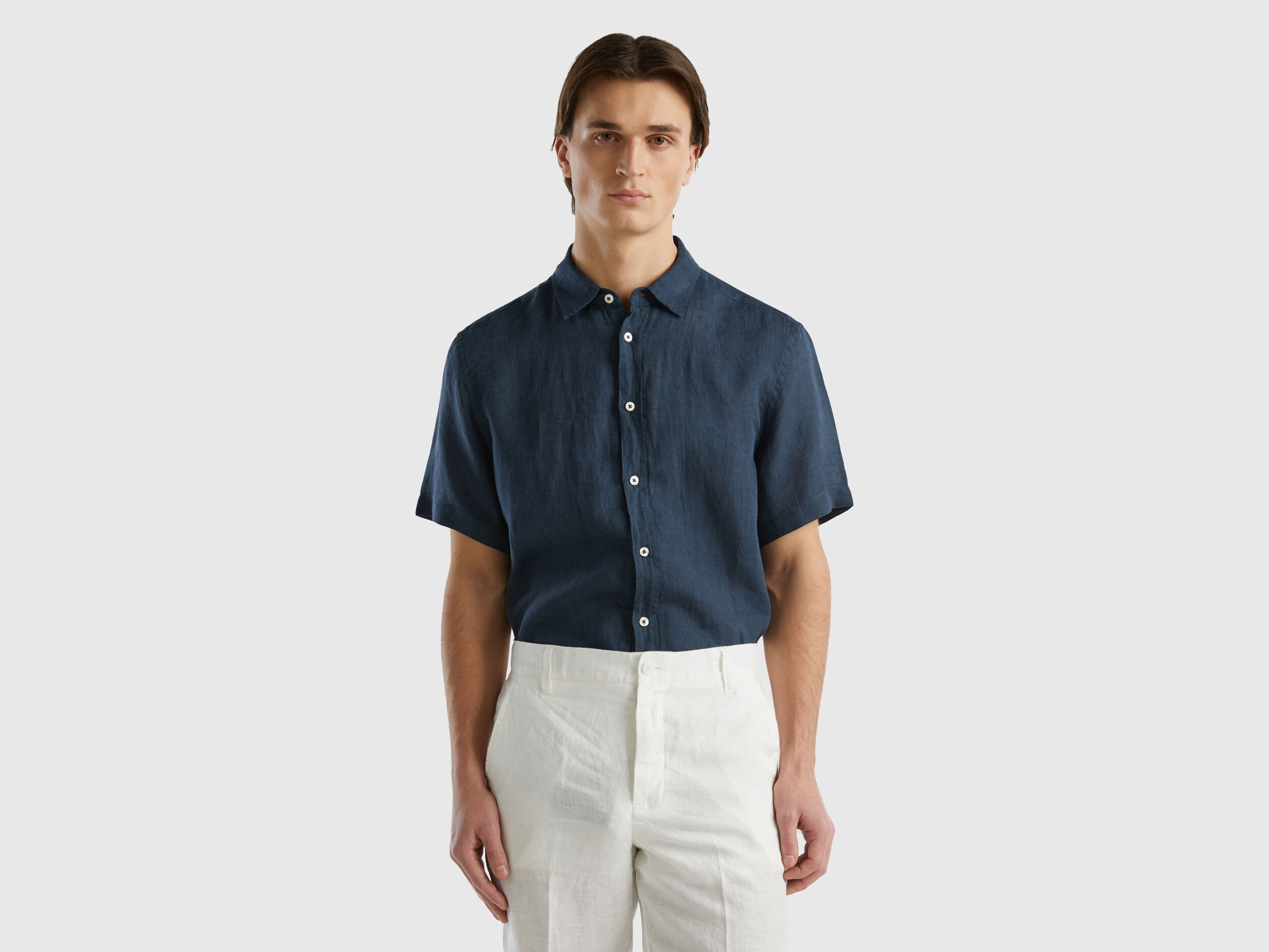 Camicia lino new arrivals benetton