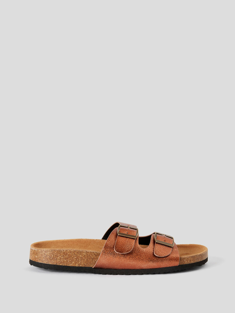 Sandalen aus beschichtetem Stoff image number 1