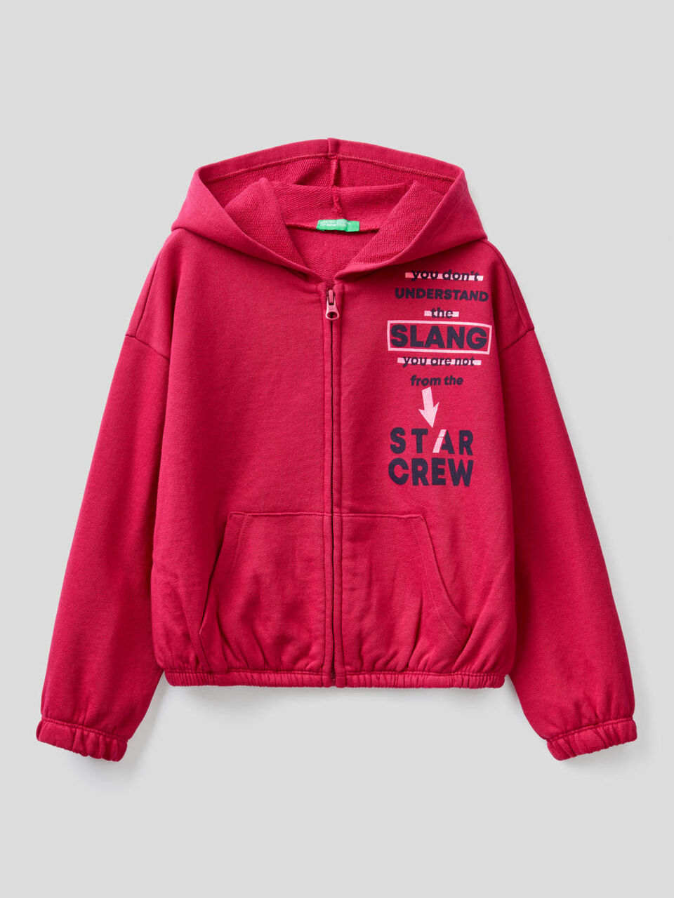 Cropped-Sweatshirt in 100% Baumwolle image number 1