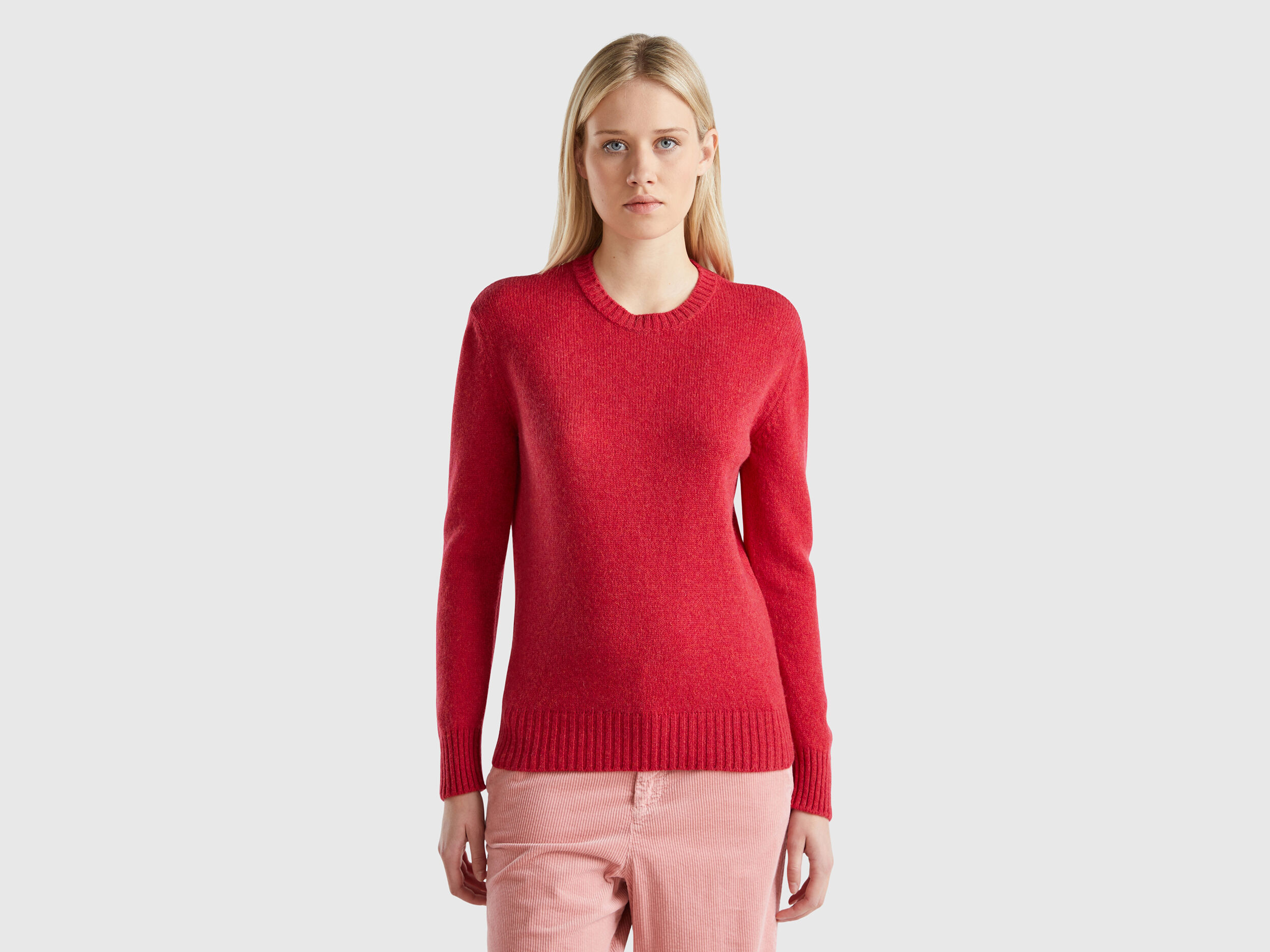 Maille Iconique Laine Shetland Femme 2024 Benetton