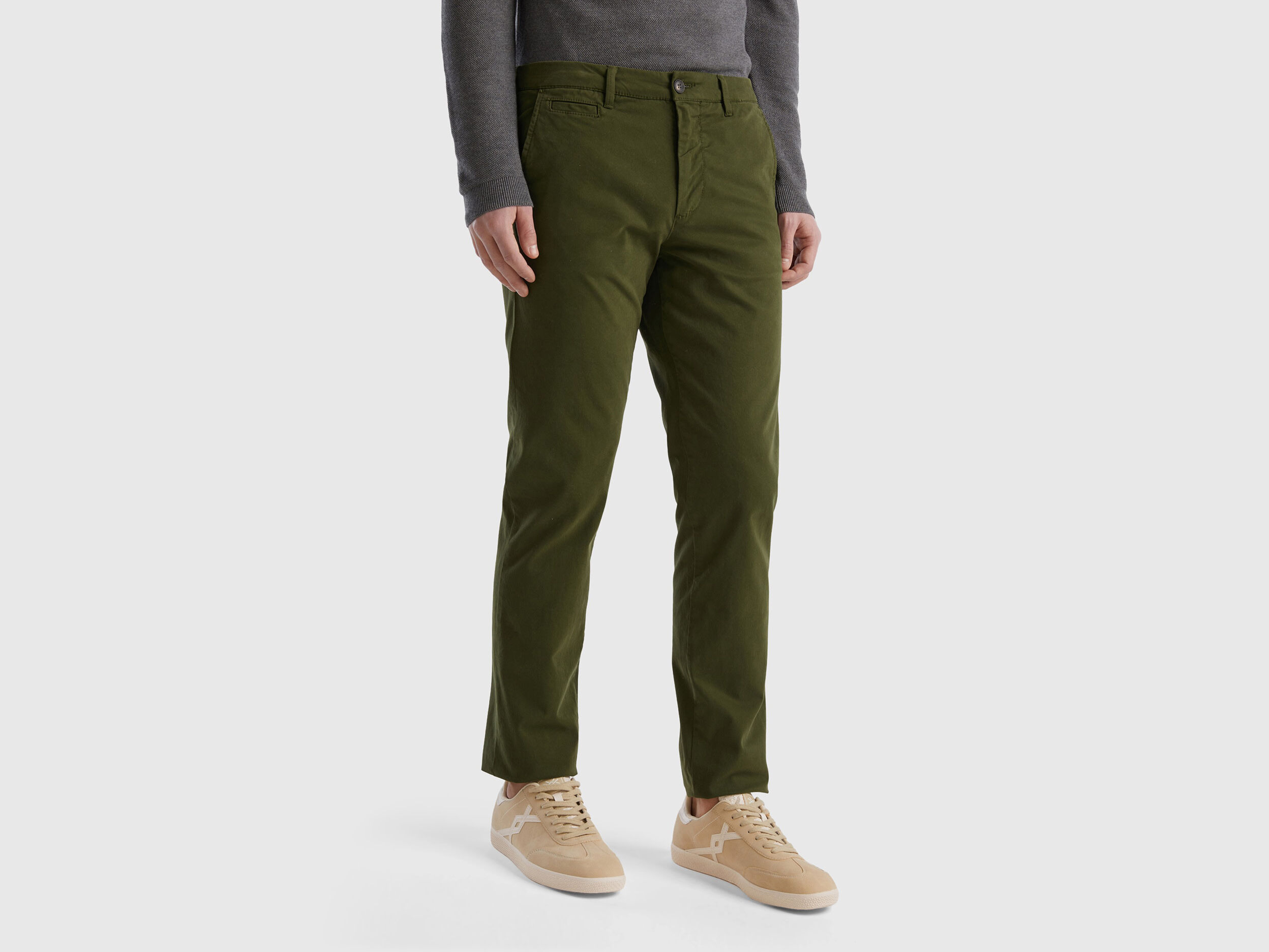 Chino clearance vert olive