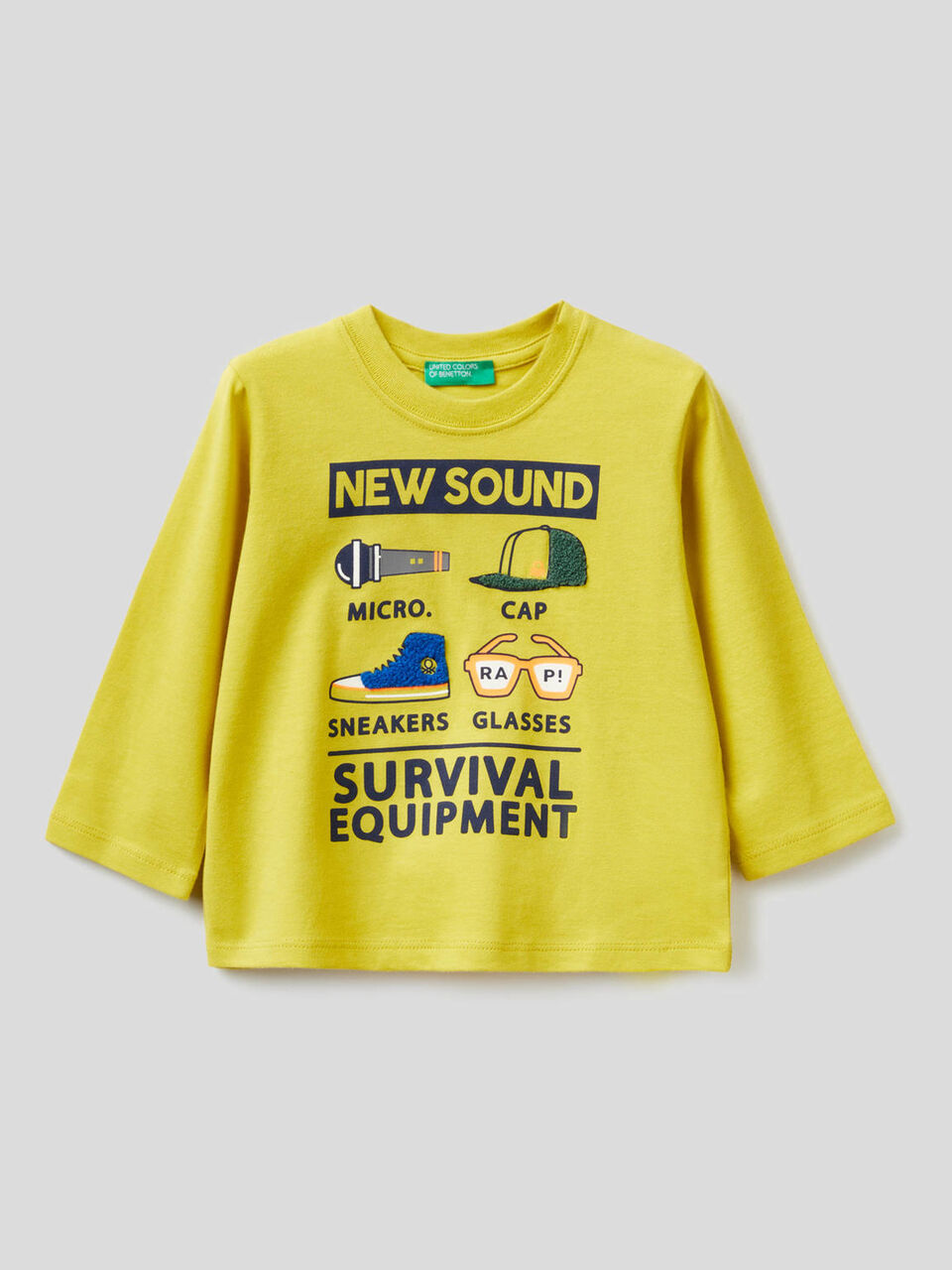 T-shirt imprimé en coton bio image number 1