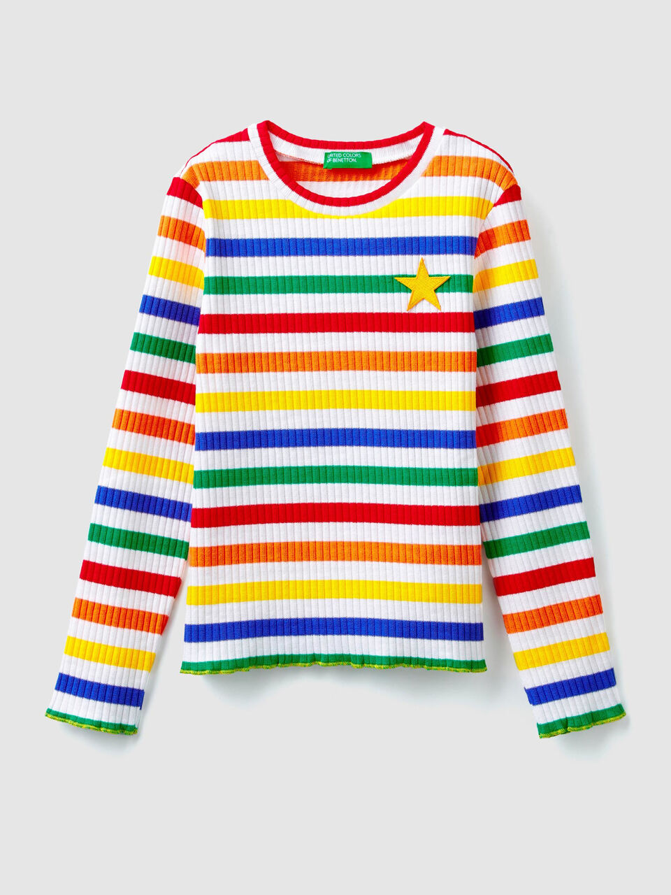 Ribbed t-shirt image number 1