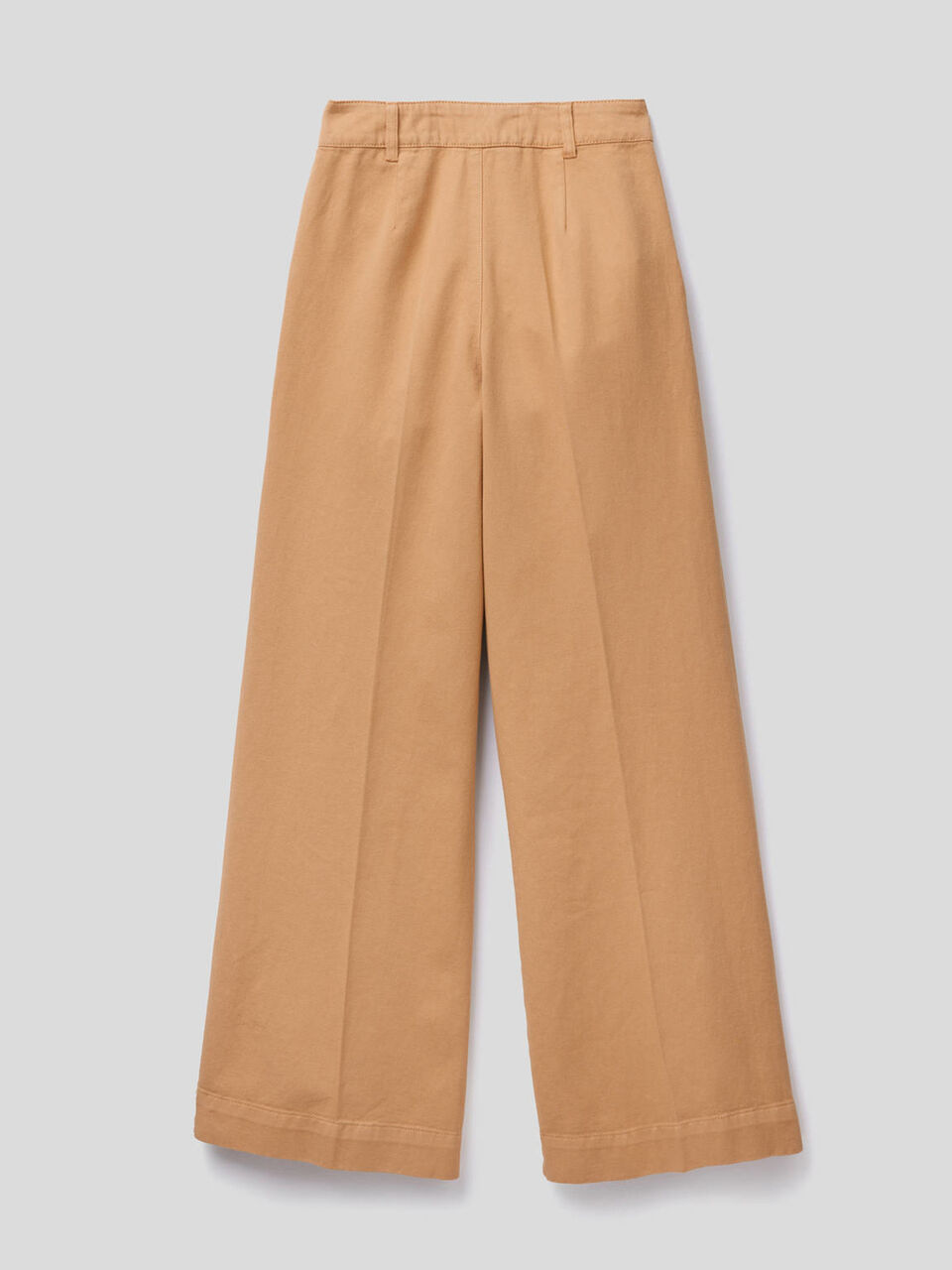 Pantaloni con gamba ampia in cotone image number 2