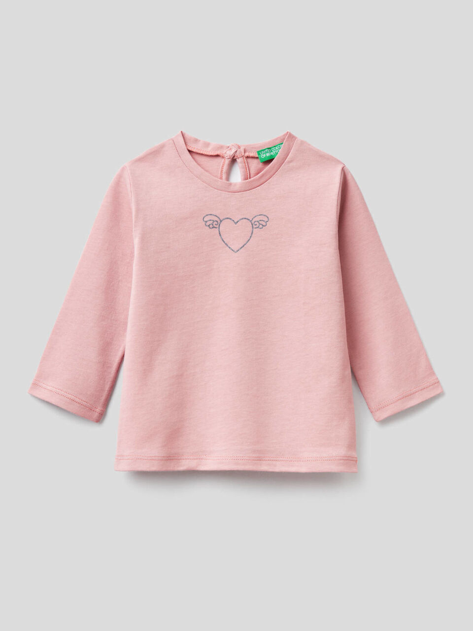 Long sleeve t-shirt in pure organic cotton image number 1