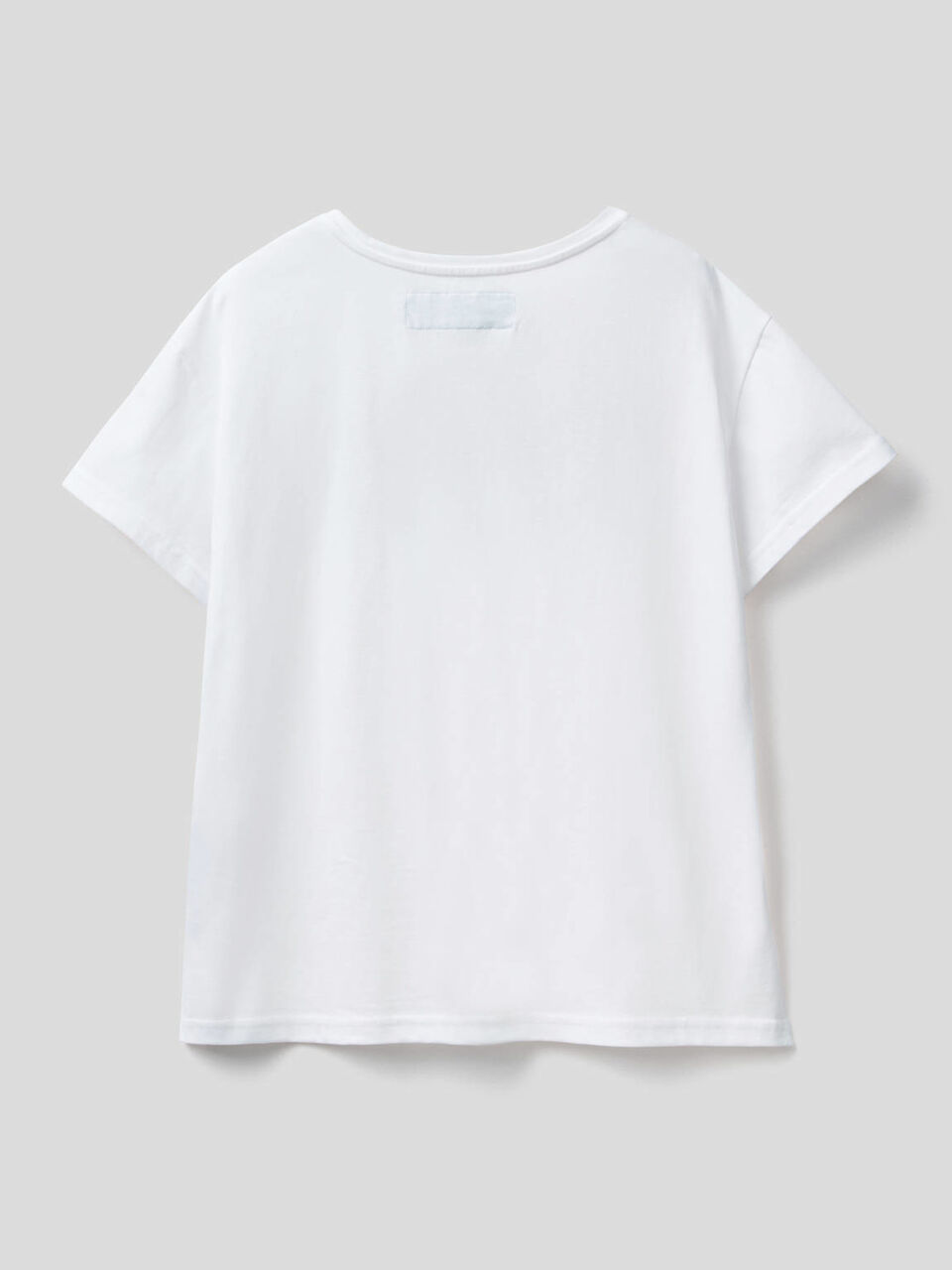 T-shirt 100% cotone bio con stampa logo image number 2