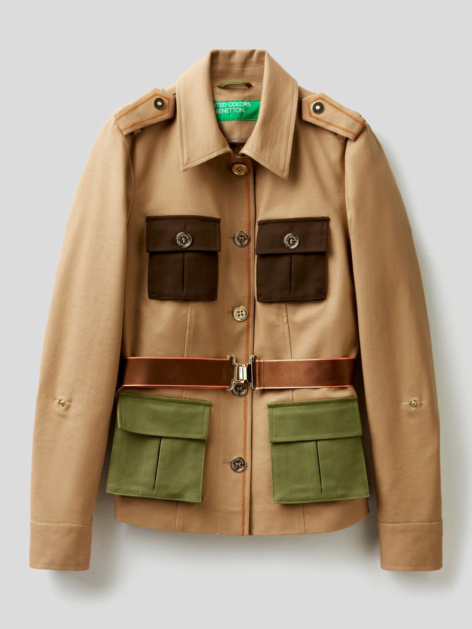 Saharan jacket in stretch cotton image number null