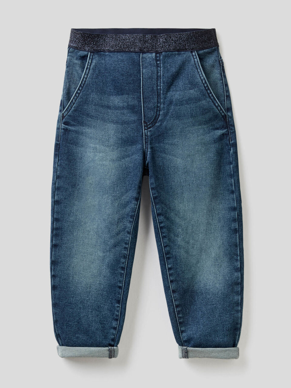 Ballonjeans mit Gummi am Bund image number 1