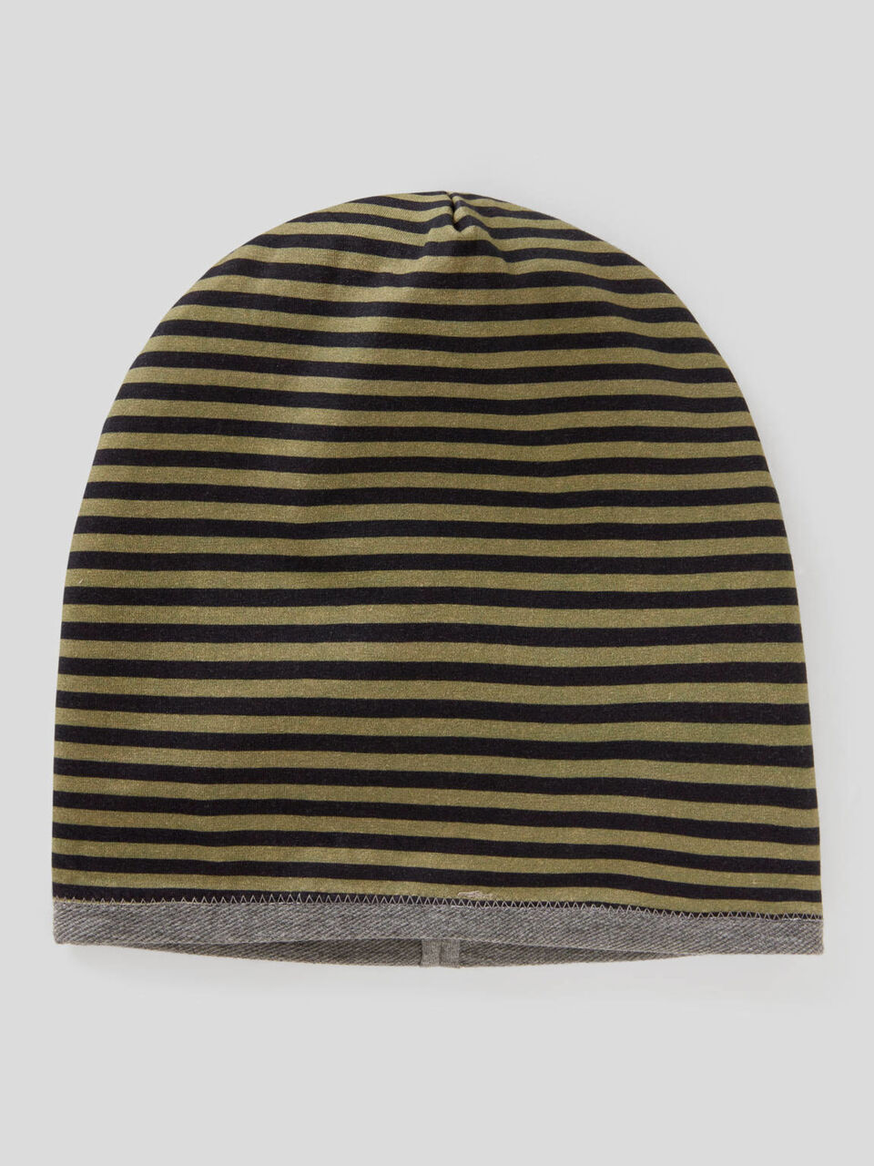 Bonnet réversible en coton stretch image number 2