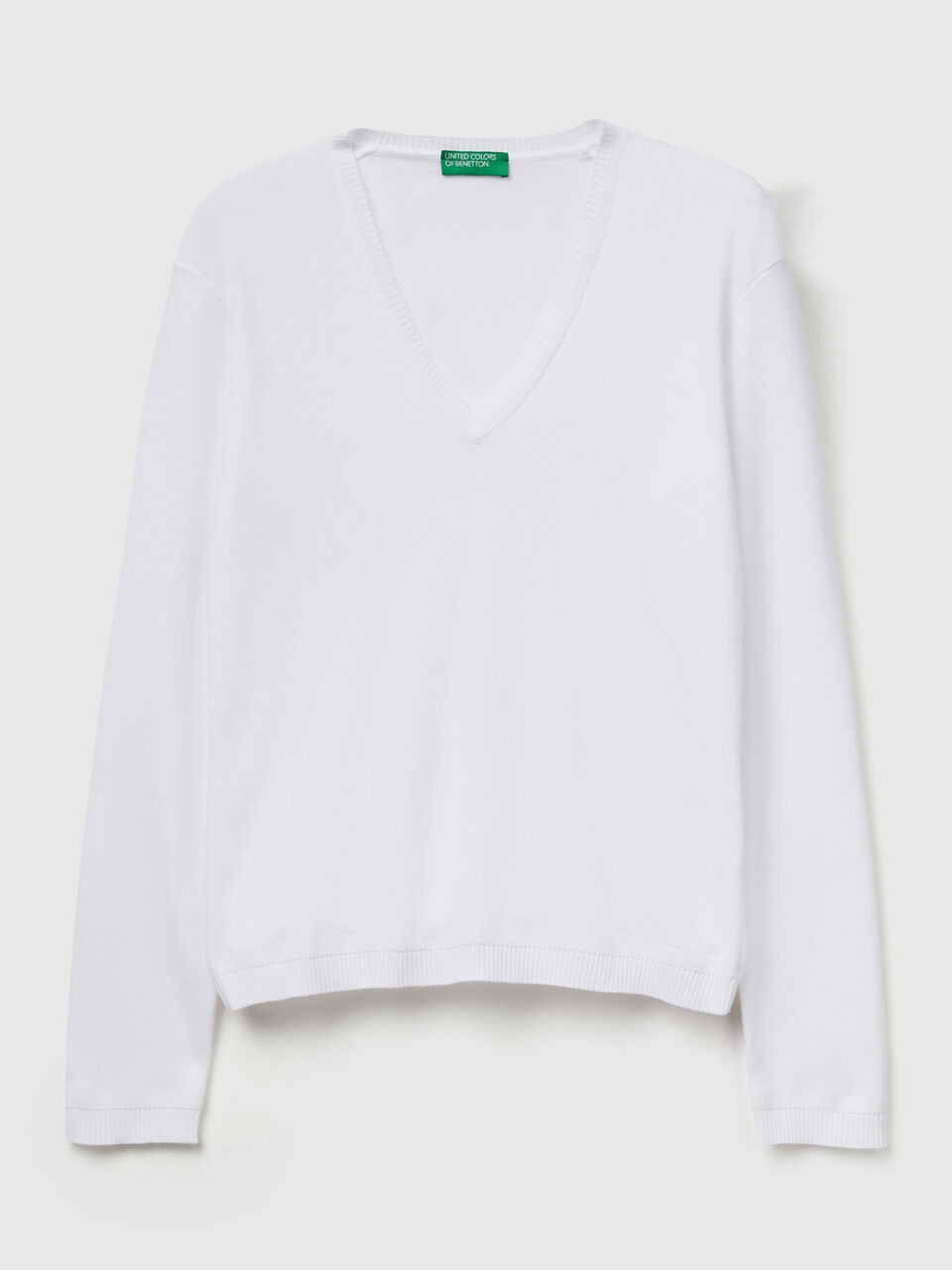 V NECK SWEATER L/S Femme image number 1
